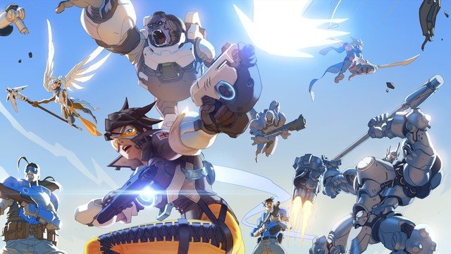 hình nền máy tính game thủ Overwatch artwork chính thức