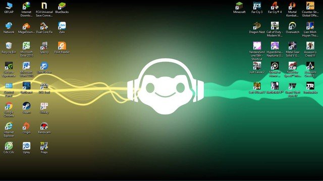 hình nền máy tính game thủ Genji Overwatch