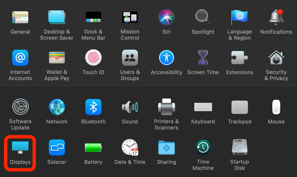 Cách kết nối Macbook với màn hình máy tính - Cài đặt Sắp xếp Màn hình