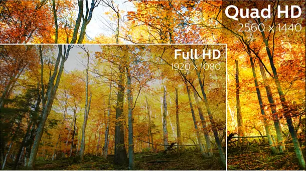 Màn hình cong máy tính 32 inch với độ phân giải Quad HD 2K