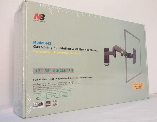 Hình ảnh thực tế giá treo màn hình máy tính đa năng NB M3 sau khi lắp đặt