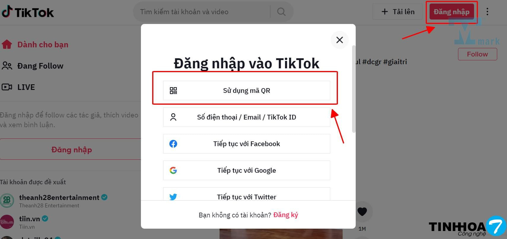 Cách Đăng Nhập TikTok Trên Máy Tính Chi Tiết Nhất