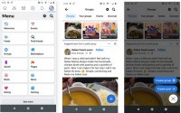 Giao diện điện thoại để bắt đầu tạo nhóm Facebook
