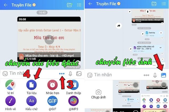 Cách truyền file Zalo từ điện thoại sang máy tính nhanh chóng