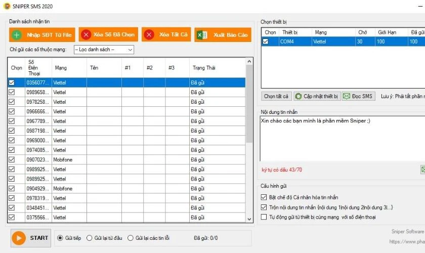 Spiner SMS Marketing