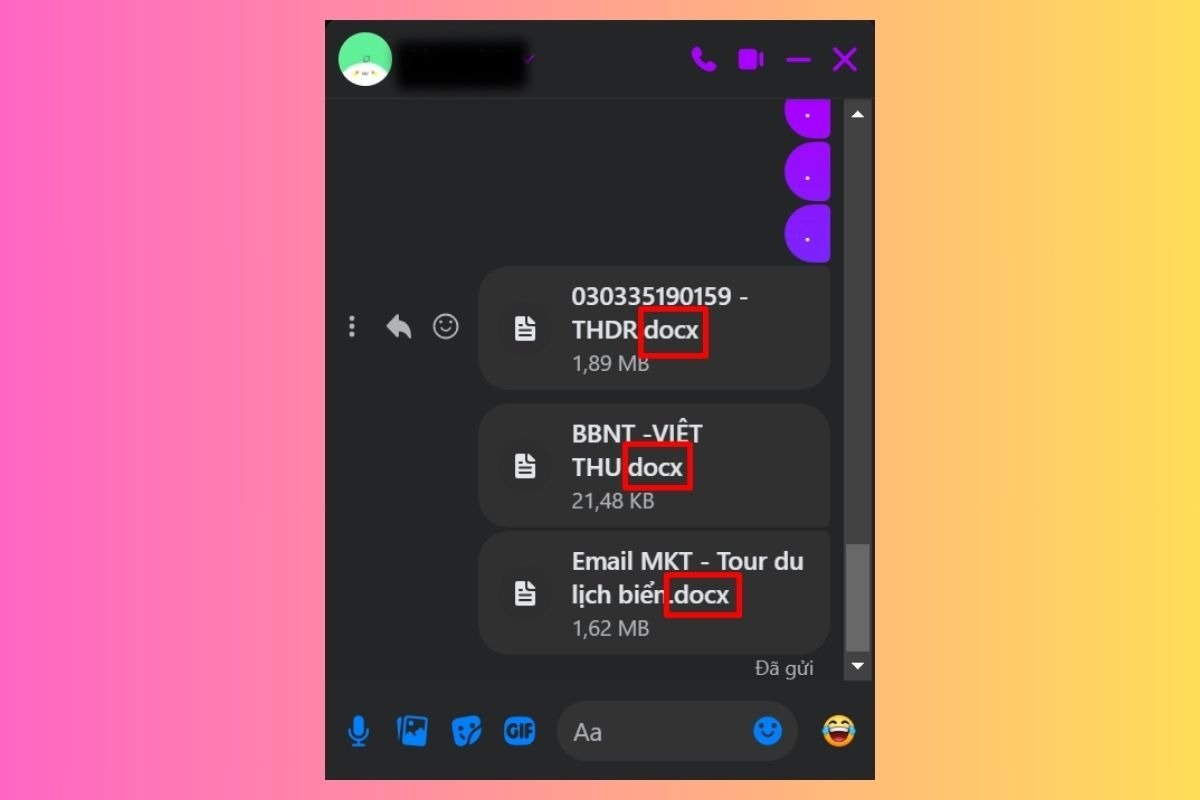 Cách Gửi File Word Qua Messenger Trên Máy Tính Nhanh Chóng