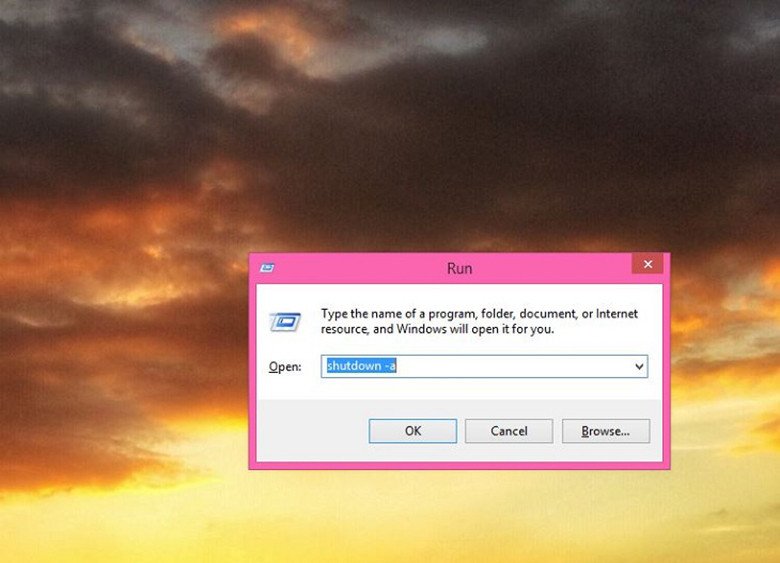 Hẹn giờ tắt máy tính Win 7 dùng hộp thoại Run và hủy lệnh tắt máy tính, laptop dùng lệnh
