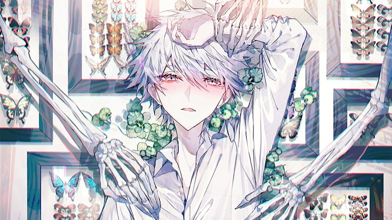 Hình ảnh Anime boy trong môi trường đô thị