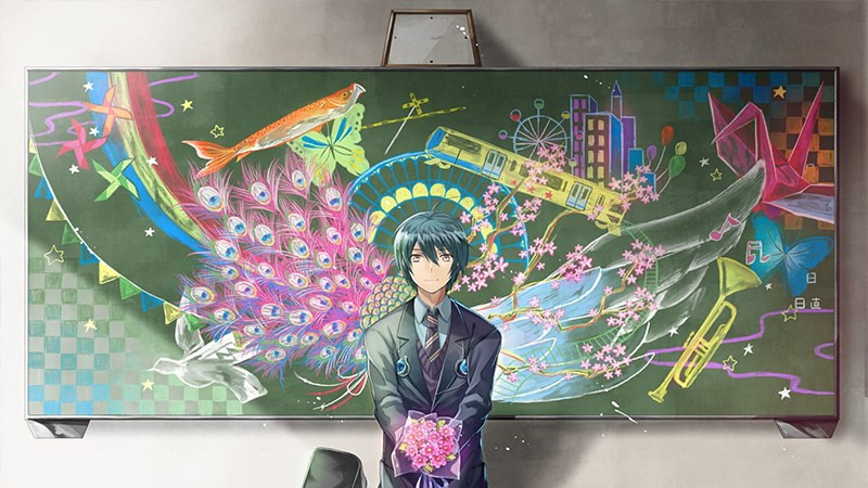 Hình ảnh Anime nam cool ngầu, ngắm cảnh