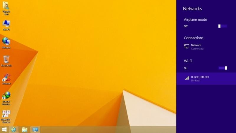 Hình ảnh biểu tượng mạng WiFi trên Windows với dấu chấm than vàng, báo hiệu lỗi Limited Connectivity.