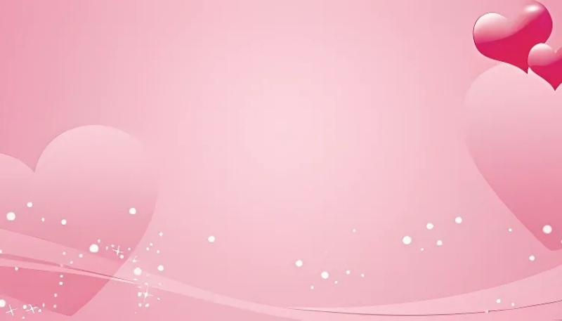 Hình nền máy tính 3D cute với trái tim neon độc đáo