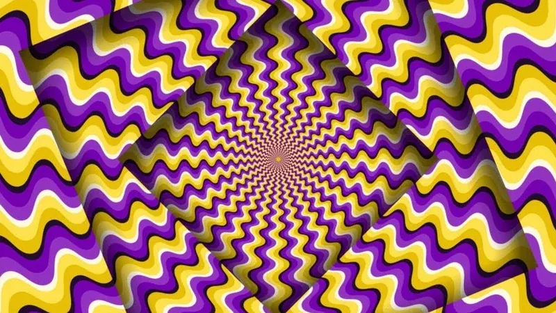 Thêm phần độc đáo cho không gian làm việc với hình nền ảo giác thị giác đặc sắc, các hình khối biến đổi.