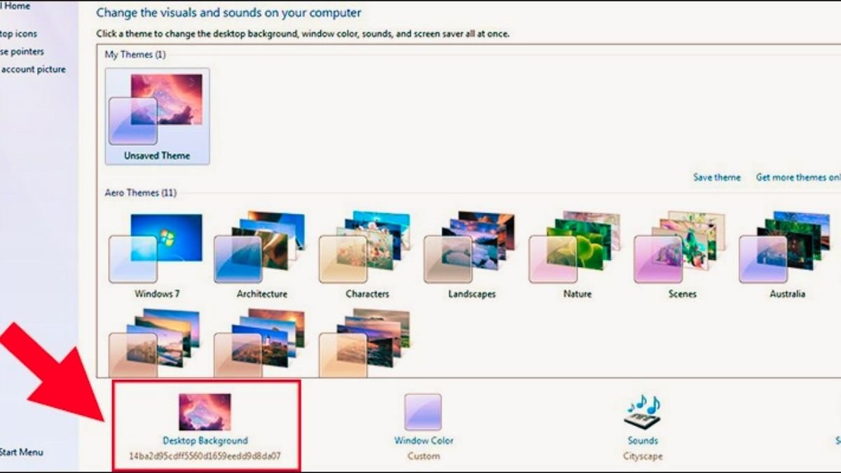 Cách cài đặt hình nền máy tính 4K đẹp nhất trên Windows bước 1