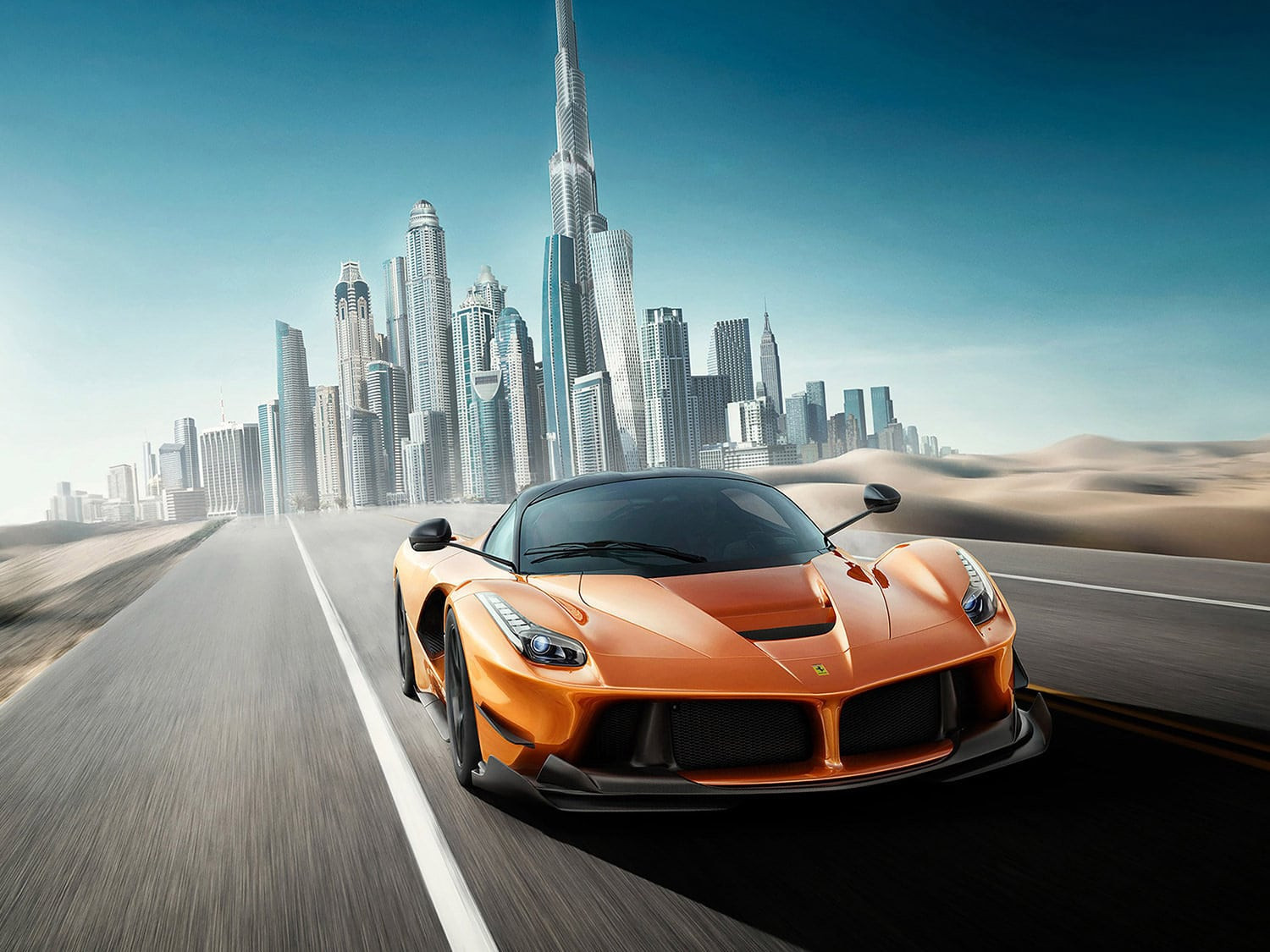 Hình nền Ferrari LaFerrari 4K ở góc độ khác