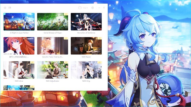 Hình nền Genshin Impact với phong cảnh đẹp tuyệt trần