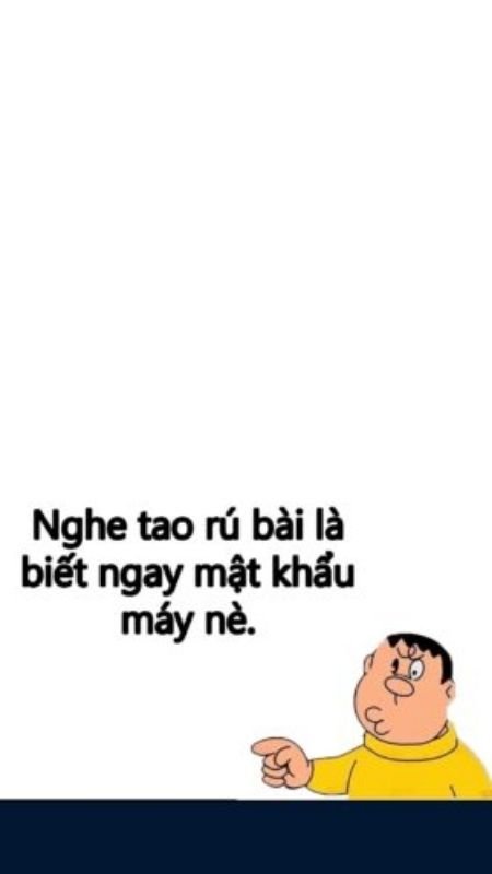 Ảnh nền điện thoại hài hước hình nhân vật hoạt hình cau có