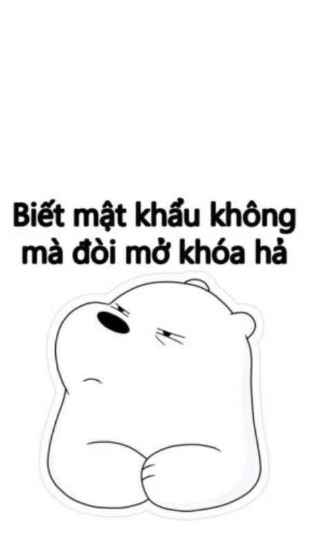 Background điện thoại hài hước hình nhân vật hoạt hình tự tin