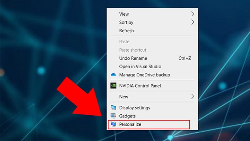 Hướng dẫn cài hình nền máy tính hài hước trên Windows Bước 1