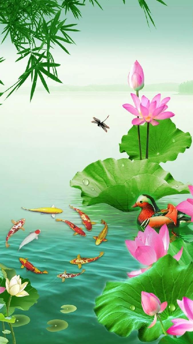 Ảnh nền hoa sen đẹp cho máy tính