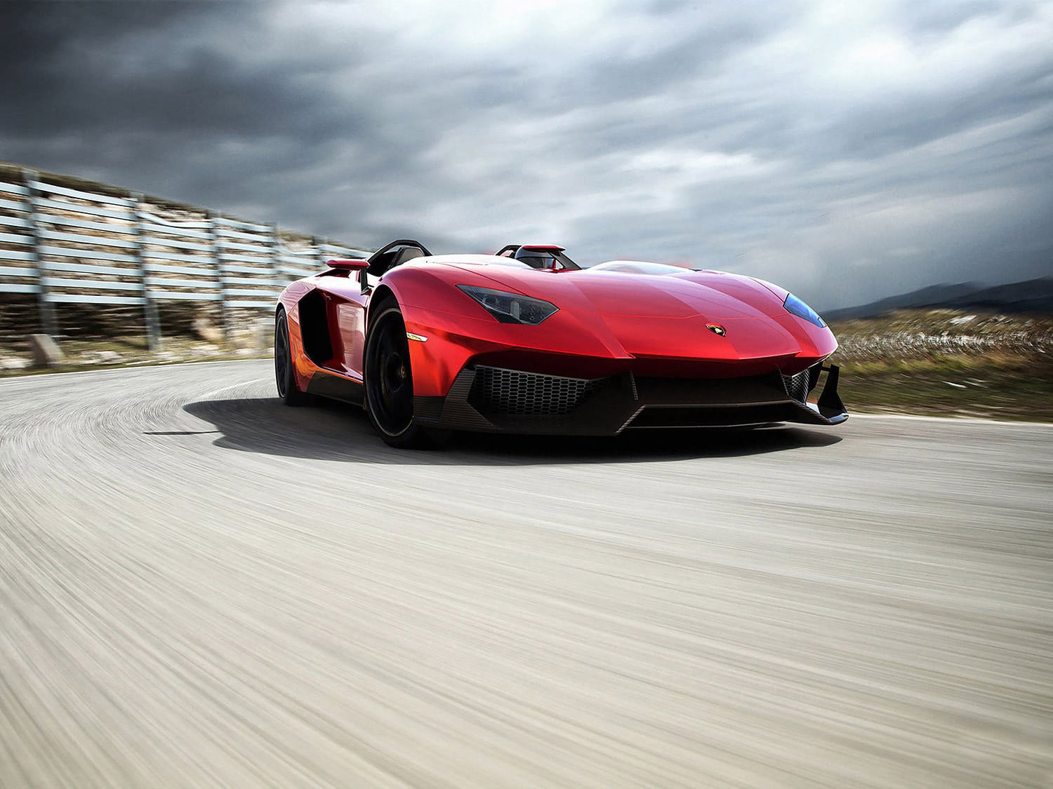 Hình nền Lamborghini Aventador J 2012 4K chi tiết