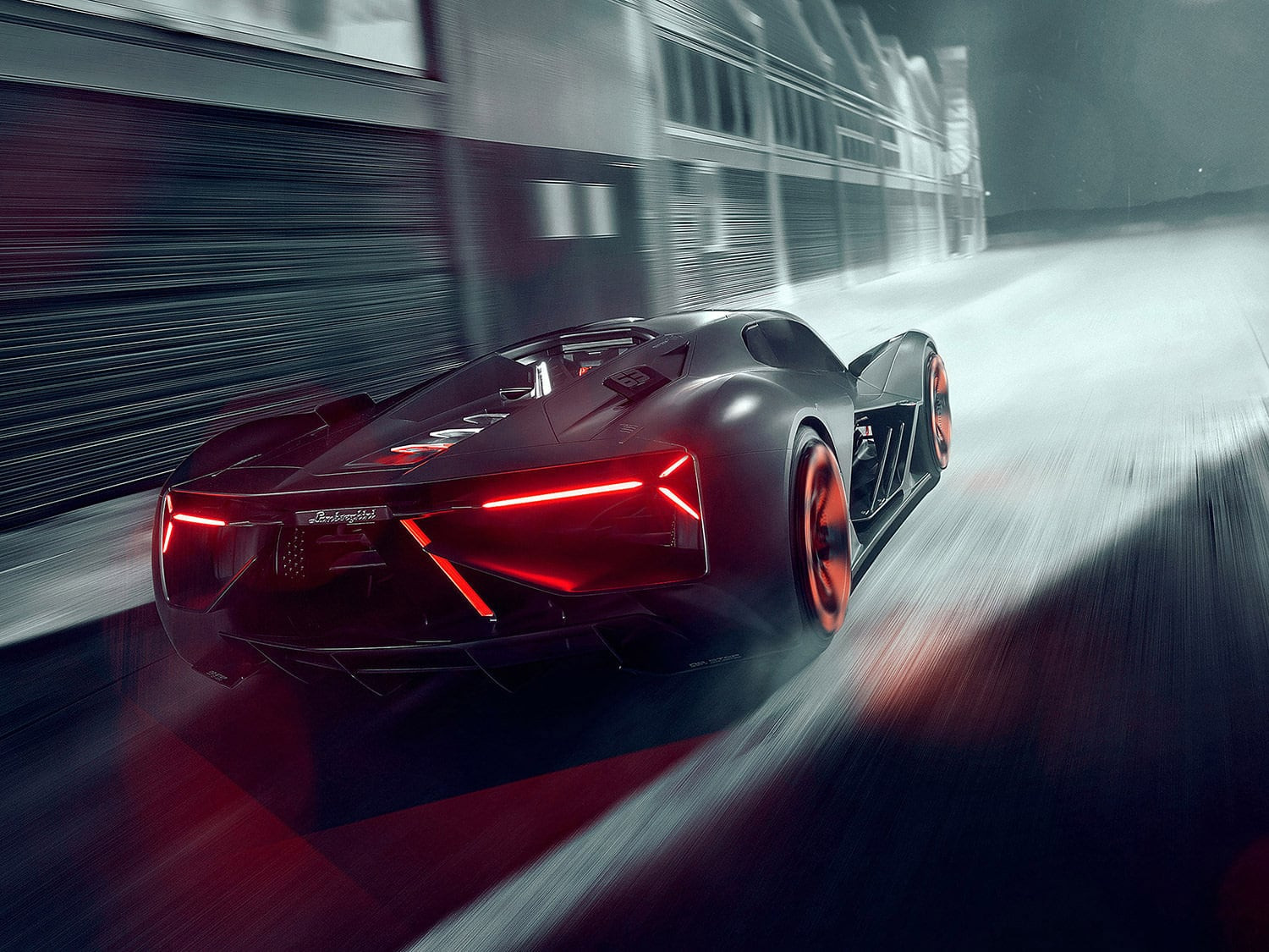 Hình nền Lamborghini Terzo Millennio Concept 2017 4K