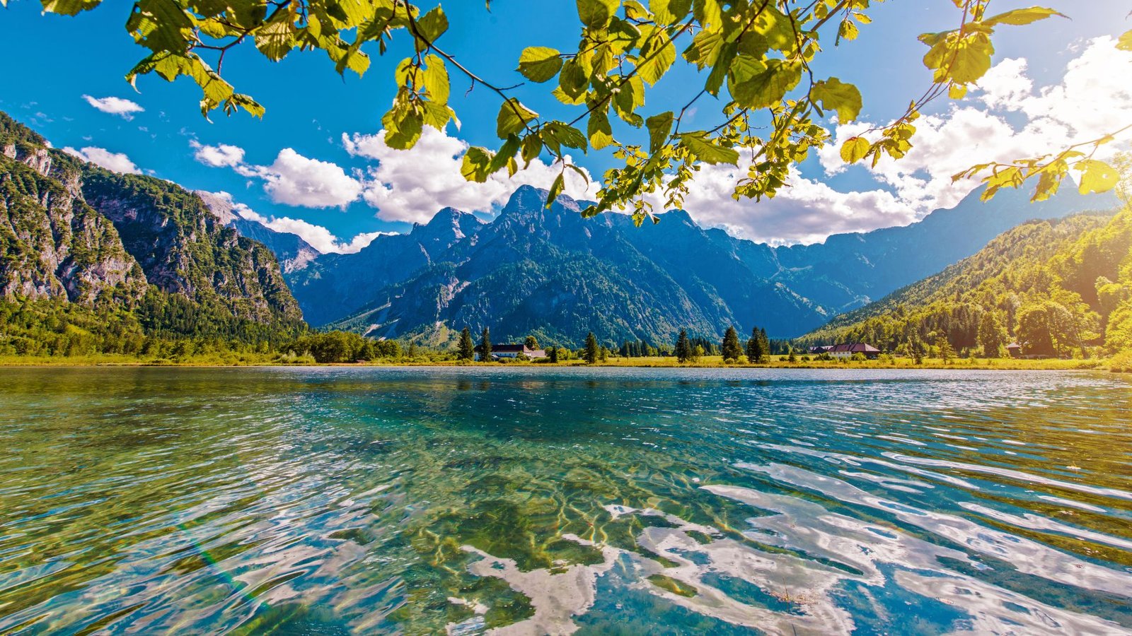 Hình nền laptop trừu tượng với các khối màu pastel