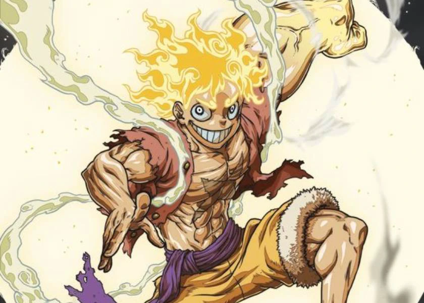 Hình nền Luffy Gear 5 Nika chất lượng 4K đầy mạnh mẽ