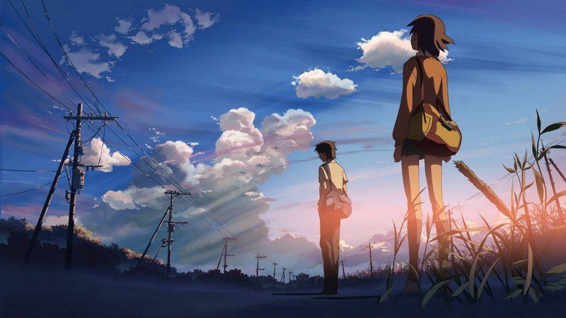 hình nền máy tính full HD 1920x1080 anime 5 Centimeters Per Second