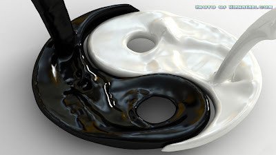 Hình nền máy tính 3d độc với ảnh bát quái độc đáo