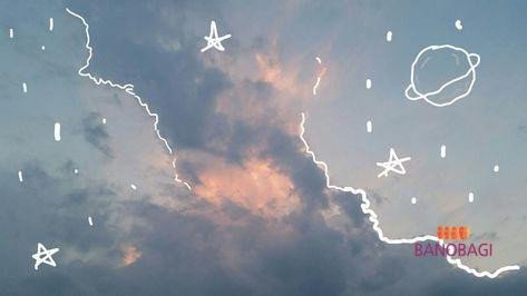 Hình nền máy tính cute cho nữ với cô gái và bầu trời