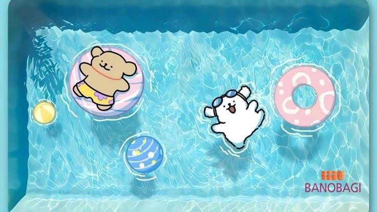 Hình nền máy tính dễ chịu với chú mèo và chiếc lá