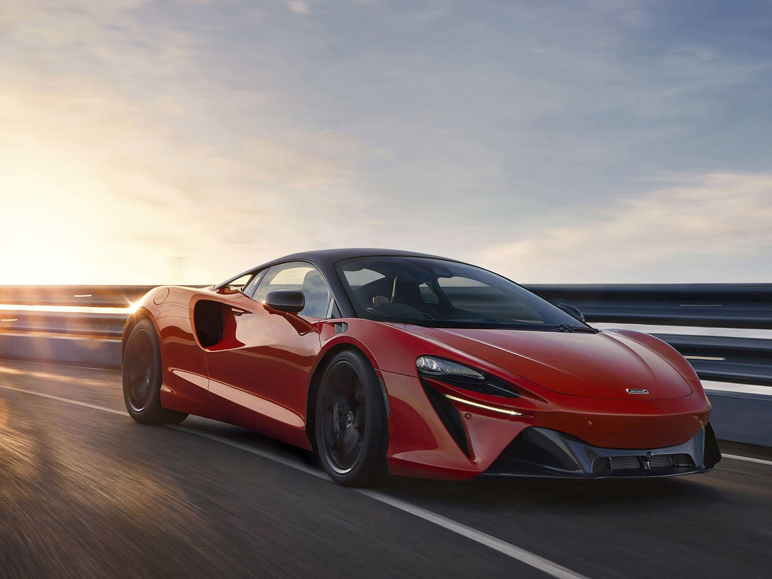 Hình nền McLaren Artura 2022 4K màu trắng