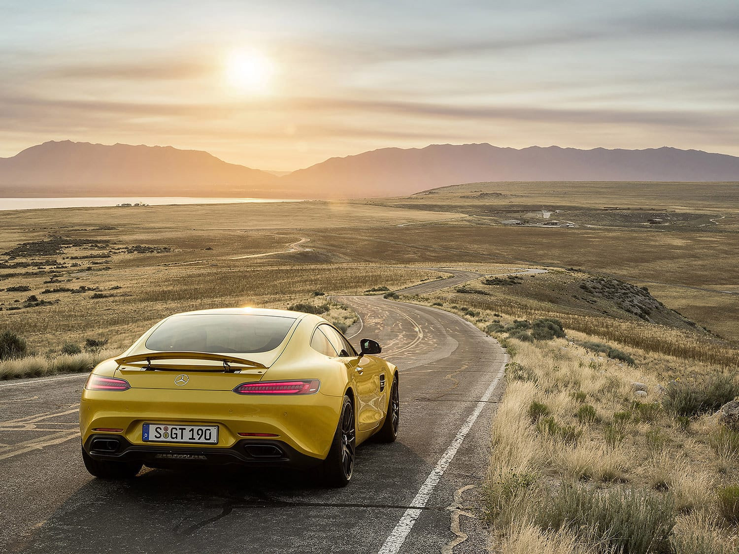 Hình nền Mercedes-Benz AMG GT S 2016 4K bên trong