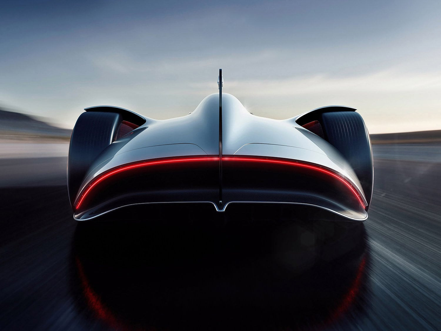 Hình nền Mercedes-Benz Vision EQ Silver Arrow Concept 2018 4K góc khác