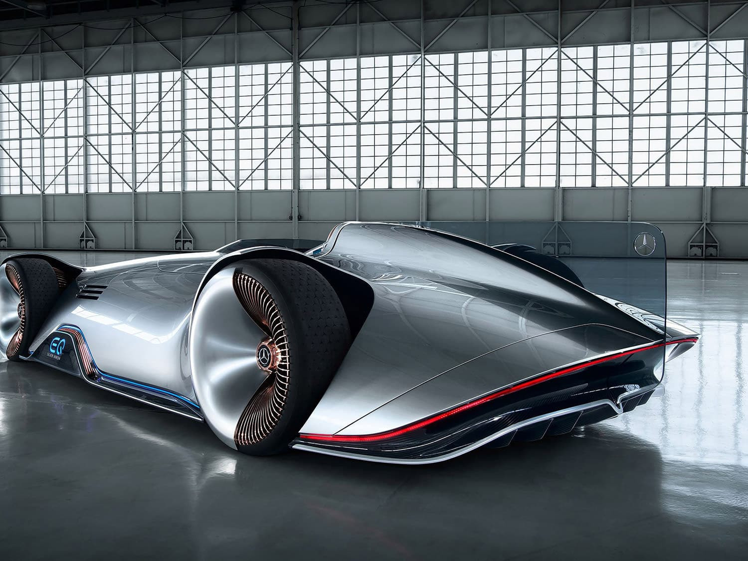 Hình nền Mercedes-Benz Vision EQ Silver Arrow Concept 2018 4K