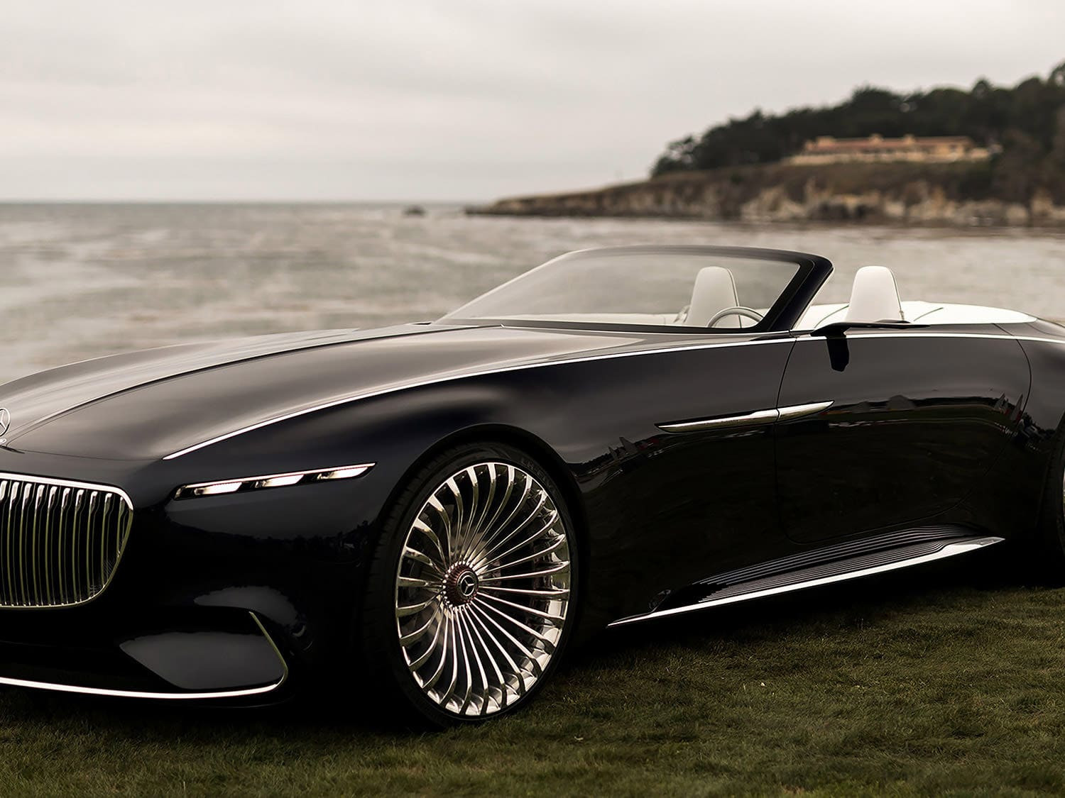 Hình nền Mercedes-Maybach Vision 6 Cabriolet 2017 4K