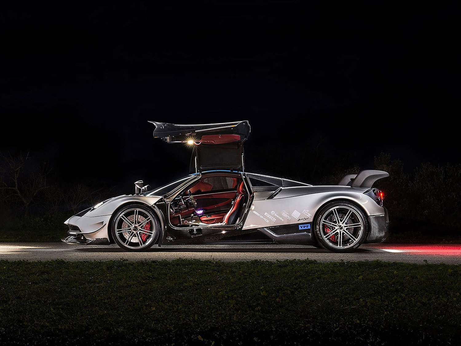 Hình nền Pagani Huayra BC 2016 4K nội thất