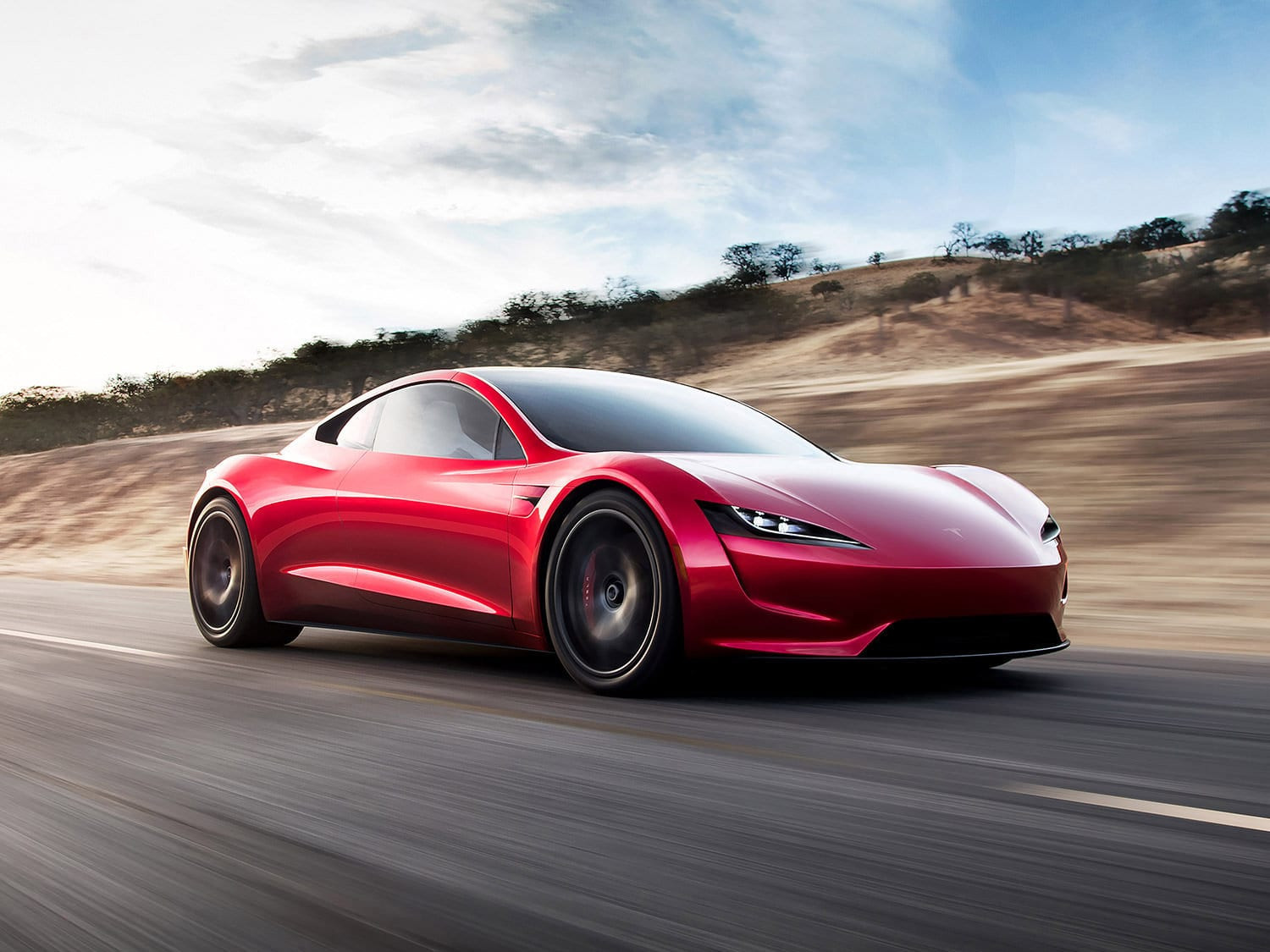 Hình nền Tesla Roadster 2020 4K