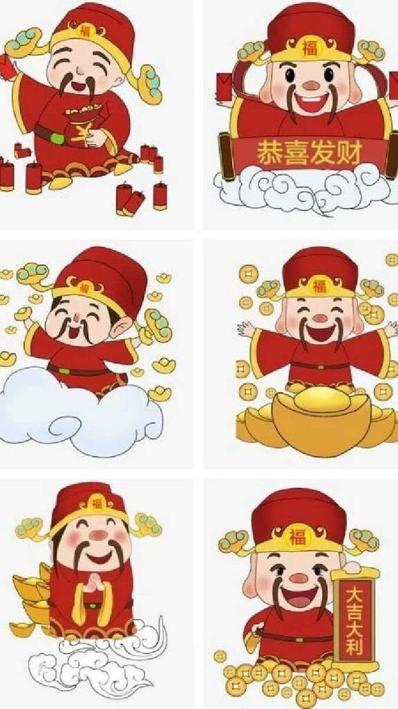 Hình nền Thần Tài nhỏ nhắn, mang đến sự an lành