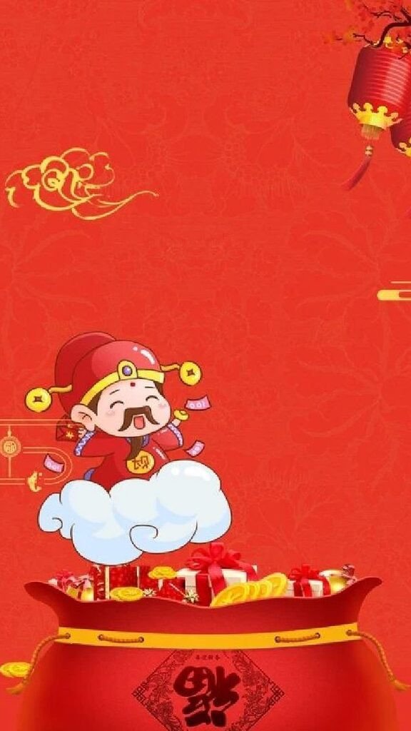 Hình nền Thần Tài với phong cách nghệ thuật độc đáo