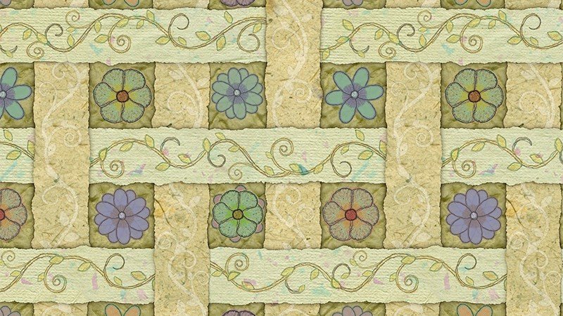 Hình nền vintage cho máy tính với kiến trúc nhà cổ điển Châu Âu dưới bầu trời trong xanh