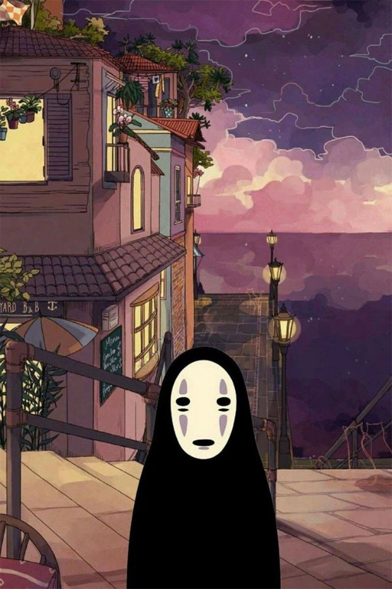 Hình nền Vô Diện đáng yêu cho desktop