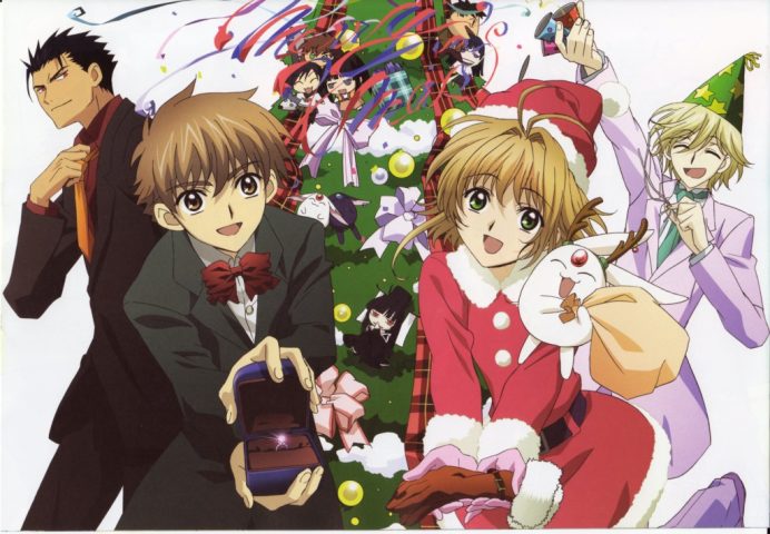 ảnh nền máy tính hoạt hình đẹp: Sakura và Syaoran đẹp dễ thương
