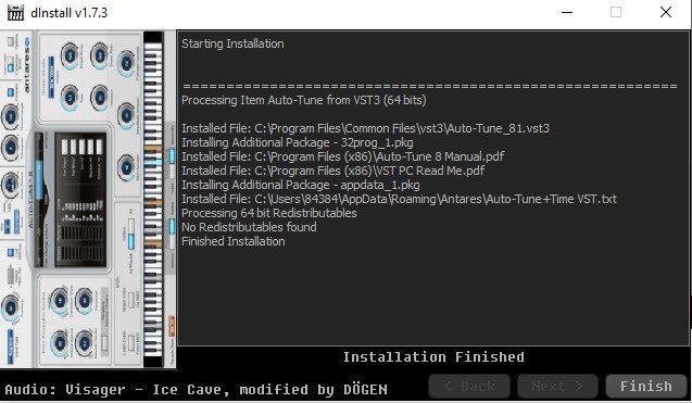 Hoàn tất quá trình cài đặt Auto-Tune trên máy tính