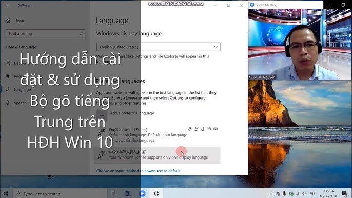 Gõ tiếng Trung trên máy tính Win 10: Hướng dẫn chi tiết