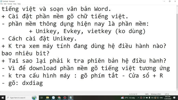 soạn văn bản trên máy tính