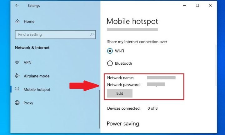Chỉnh sửa tên và mật khẩu mạng WiFi