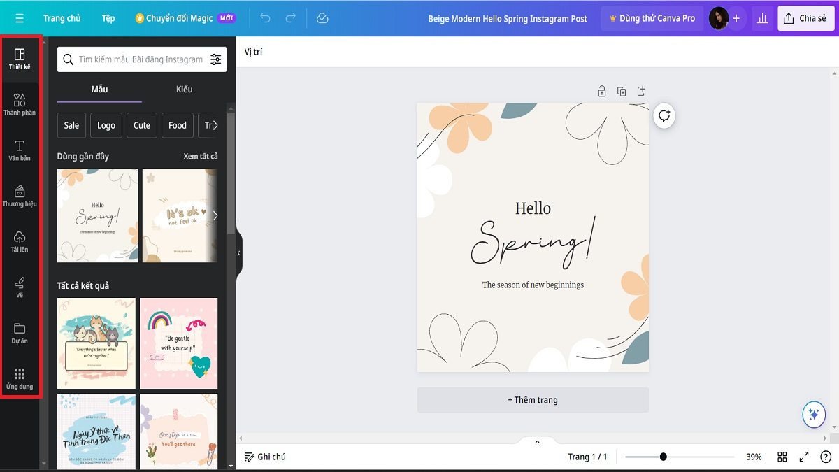 Hướng dẫn cách sử dụng Canva cho người mới bắt đầu trên máy tính bước 4
