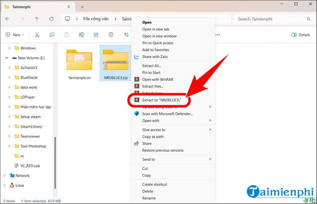 huong dan tai nro blue tren pc