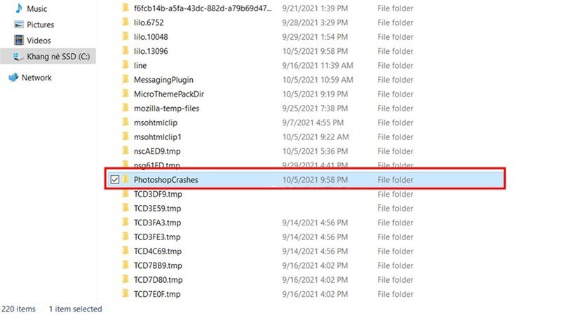 Xóa các file tạm của Photoshop